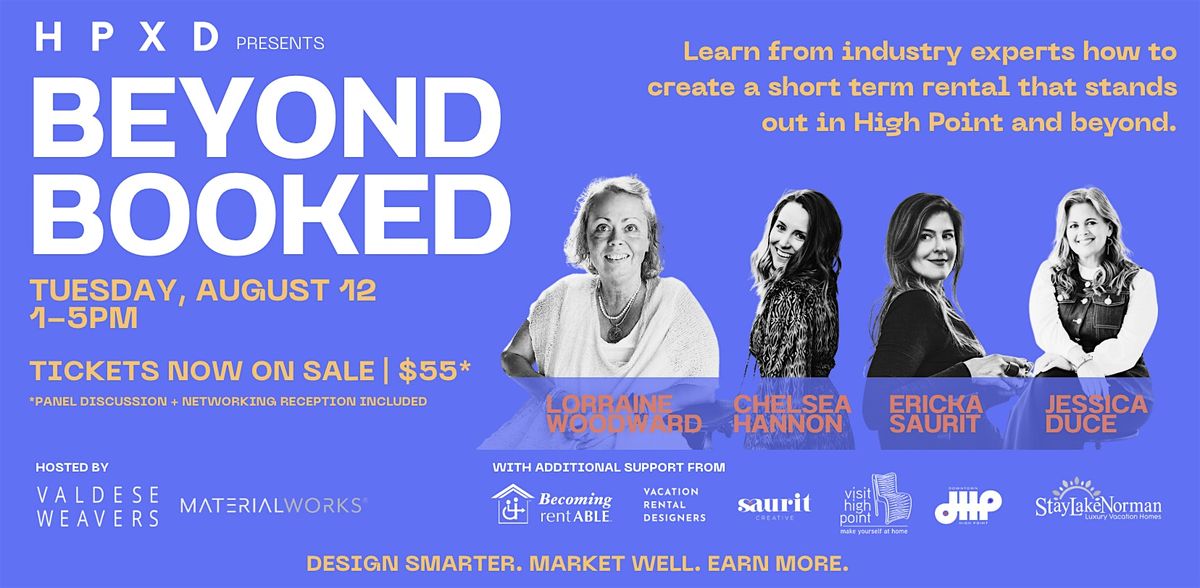 BEYOND BOOKED, 12 August | Event in High Point | AllEvents