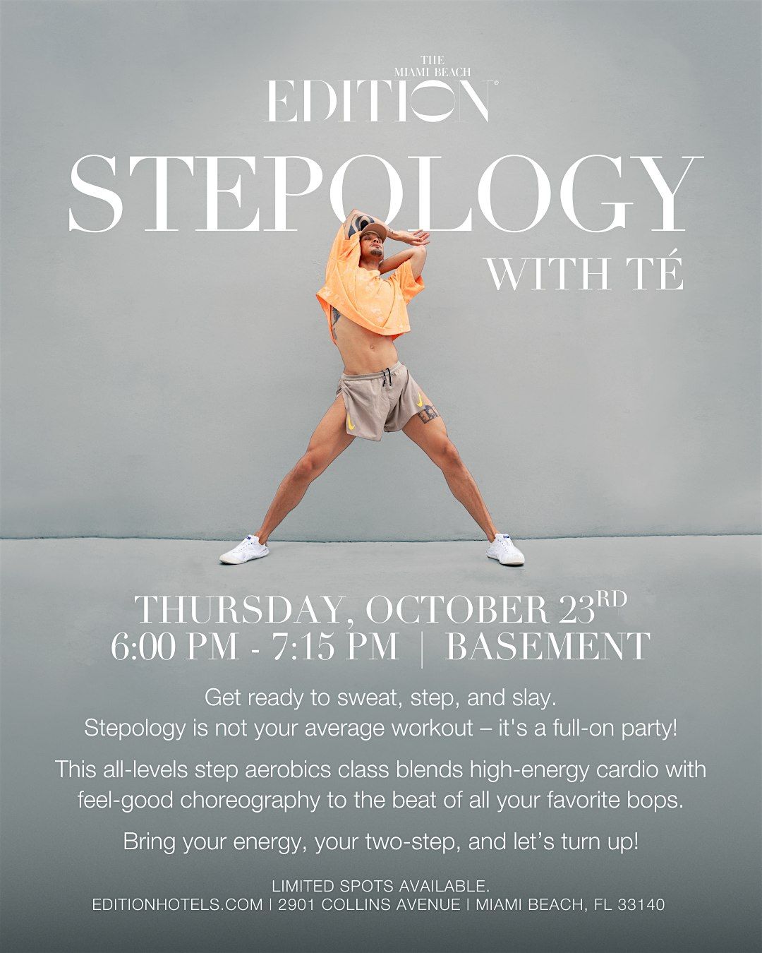 Stepology with Té, 23 October | Event in Miami Beach | AllEvents