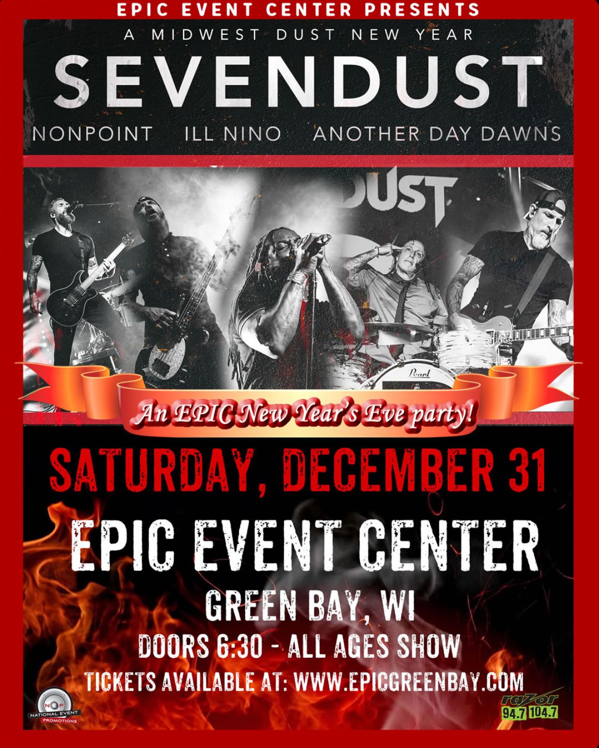 Sevendust at Riverside Casino Event Center, 26 September | Event in Riverside | AllEvents