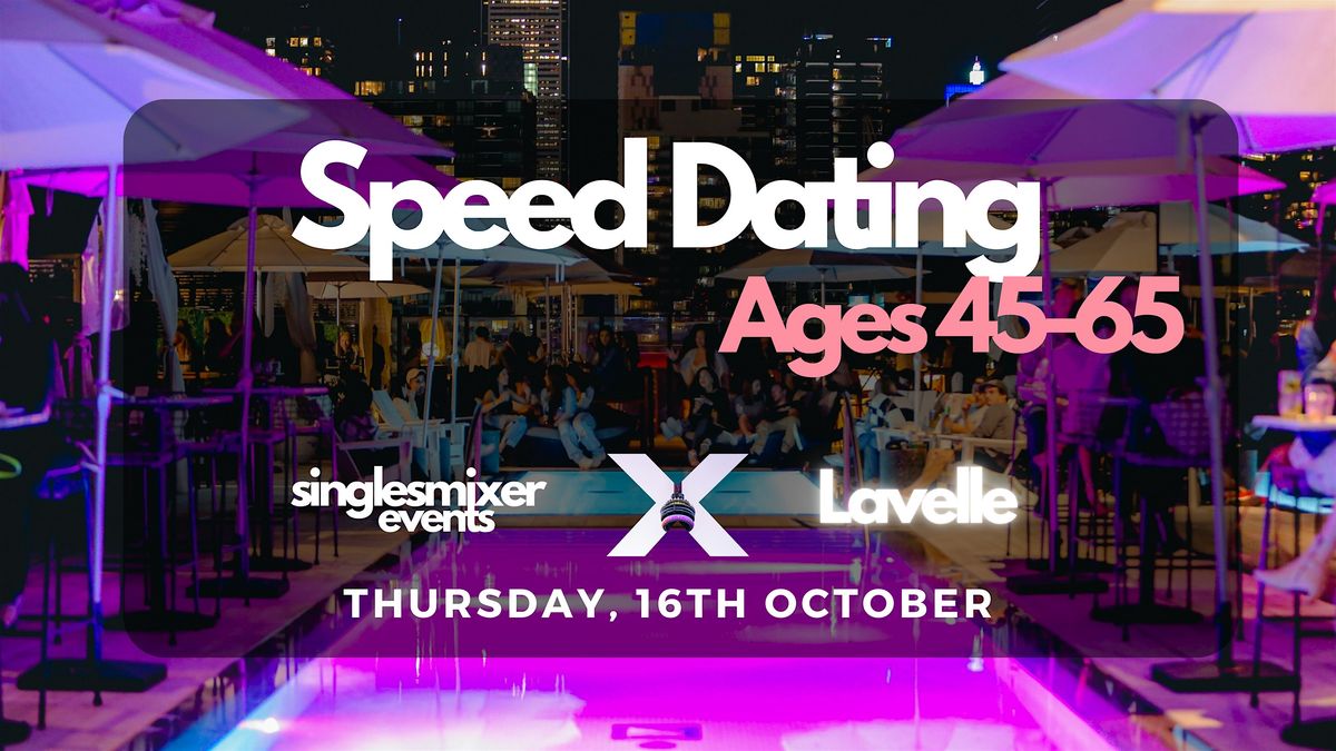 Toronto Speed Dating | Meet Singles Ages 45–65, 16 October | Event in Toronto | AllEvents
