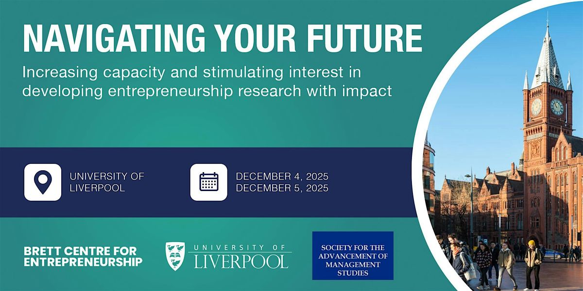 Increasing Capacity & Stimulating Interest in Developing Entrepreneurship, 4 December | Event in Liverpool