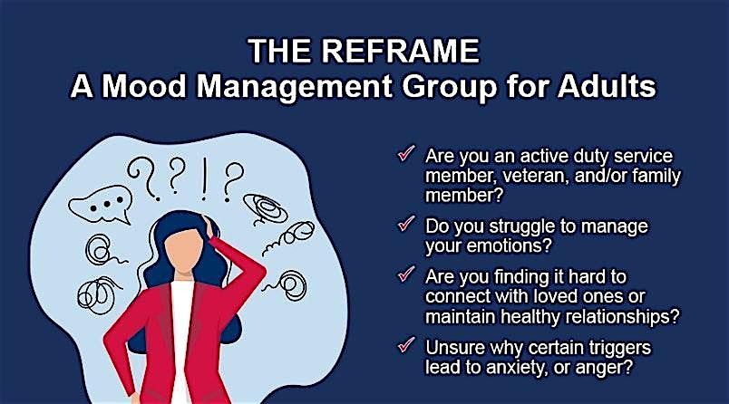 THE REFRAME A Mood Management Group (In Person or Virtual), 21 October | Event in Virginia Beach | AllEvents