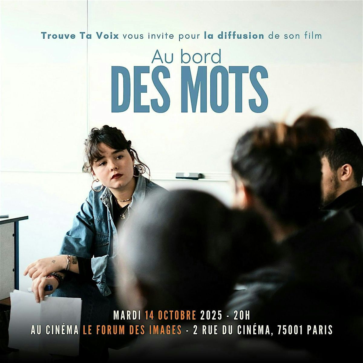 Projection du documentaire "Au bord des mots" - Association Trouve Ta Voix | Event in Paris | AllEvents