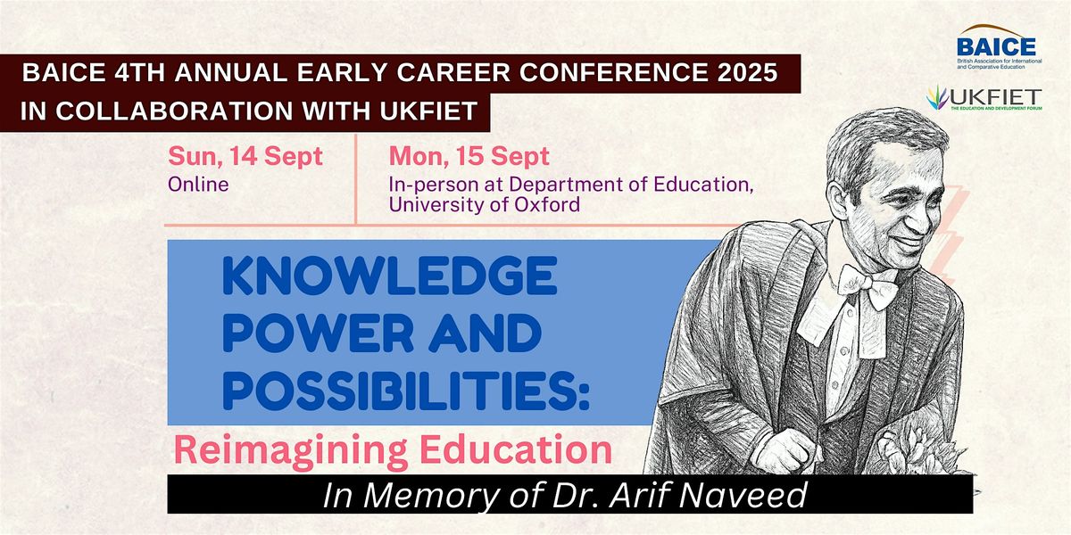 BAICE Annual ECR Conference 2025, Sept 14 (Online) Sept 15 (In-person), 14 September | Event in Oxford | AllEvents