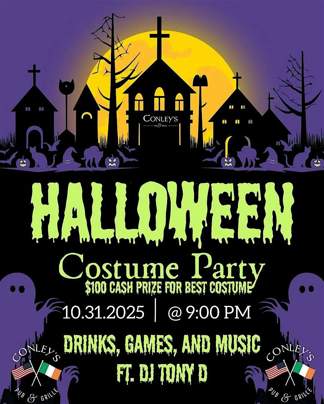 CONLEY'S HALLOWEEN BASH, 31 October | Event in Watertown | AllEvents