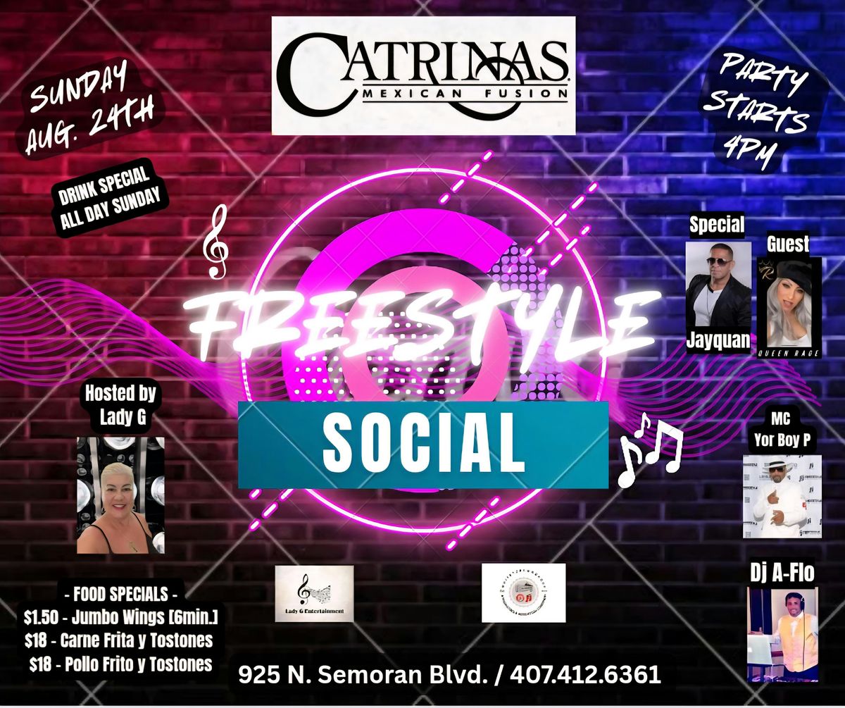 "Freestyle Social" Sunday, 24 August | Event in Orlando | AllEvents