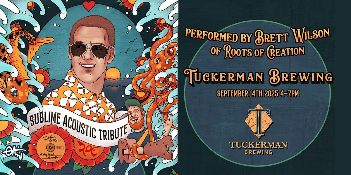 Sublime Acoustic Tribute by Brett Wilson at Tuckerman Brewing, 14 September | Event in Conway | AllEvents