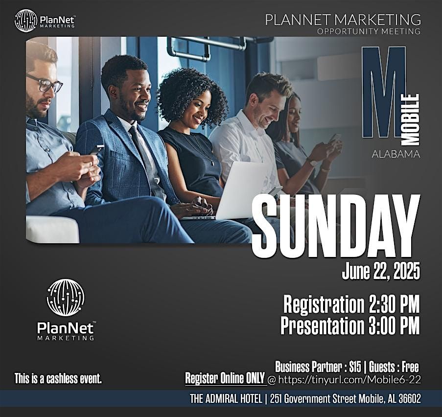 PlanNet Marketing-MOBILE, 22 June | Event in Mobile | AllEvents