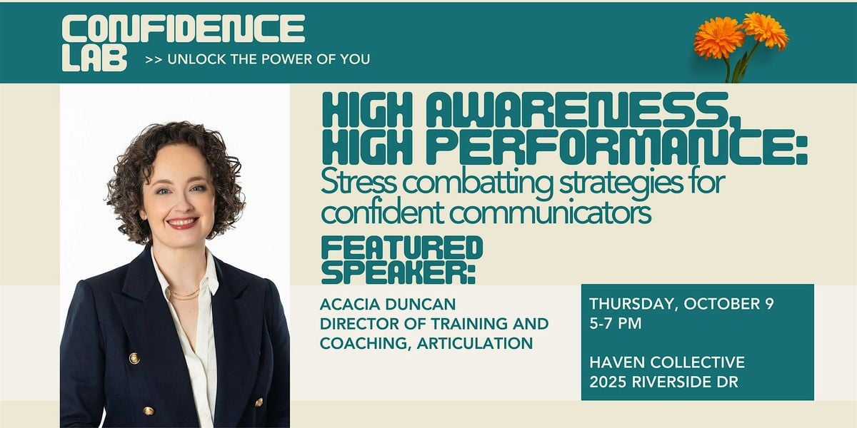 High Awareness, High Performance, 9 October | Event in Columbus | AllEvents