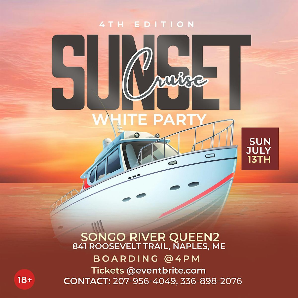 Sunset Cruise White Party 4th edition, 13 July | Event in Naples | AllEvents