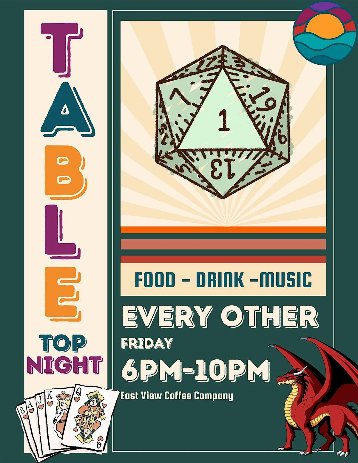 TableTop Night @ East View, 13 June | Event in Kenosha | AllEvents