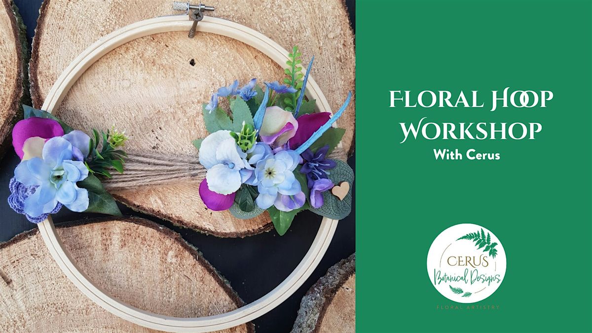 Silk Floral Hoop Workshop with Cerus, 14 June | Event in Milton Keynes | AllEvents