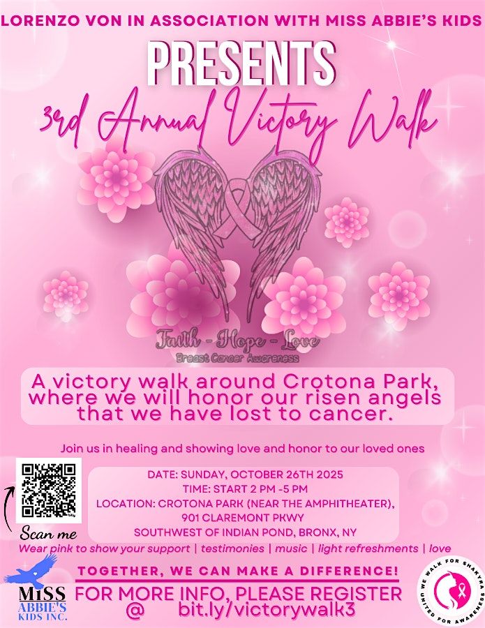 3rd Annual Victory Walk, 26 October | Event in The Bronx | AllEvents