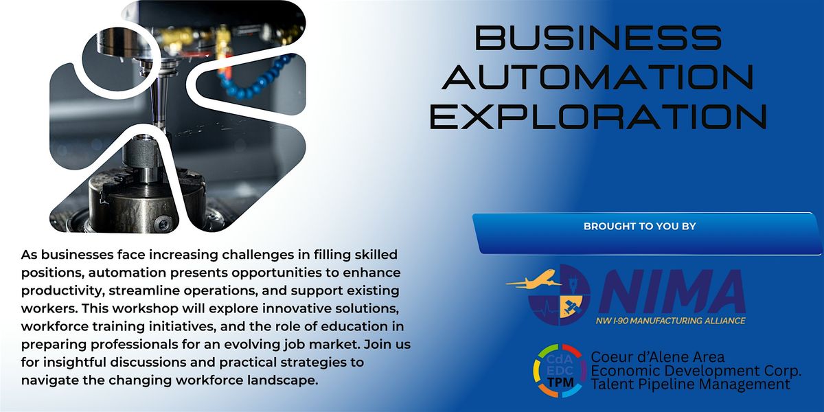 Automation Exploration, 4 November | Event in Coeur d'Alene | AllEvents