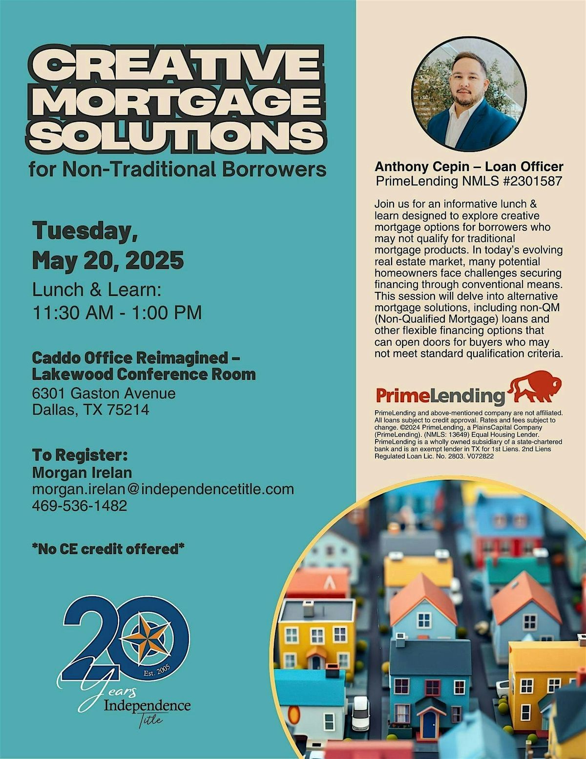 Creative Mortgage Solutions | Lunch and Learn | Event in Dallas | AllEvents