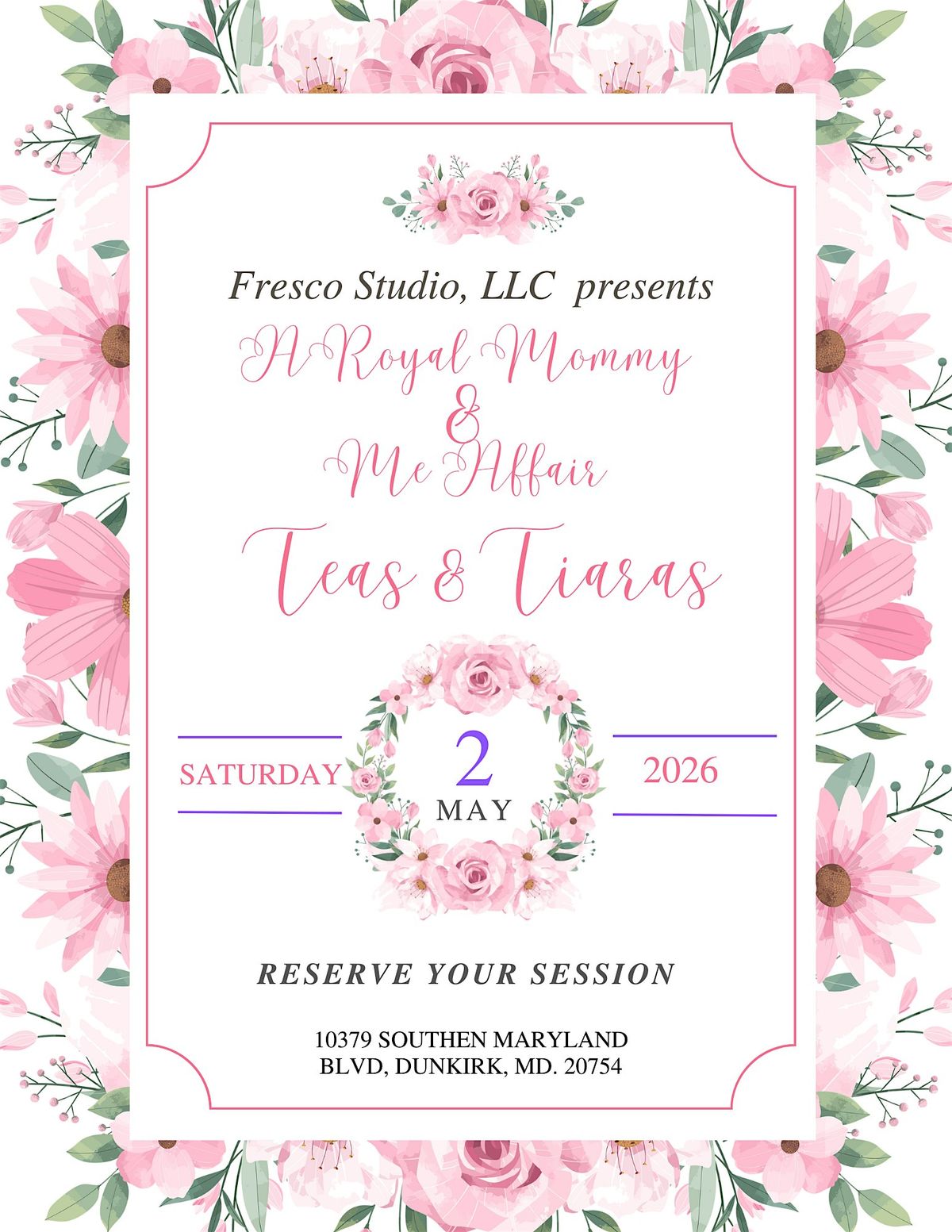 ✨  Royal Tea Party! ✨  Teas & Tiaras: A Mommy & Me Affair!, 2 May | Event in Dunkirk | AllEvents