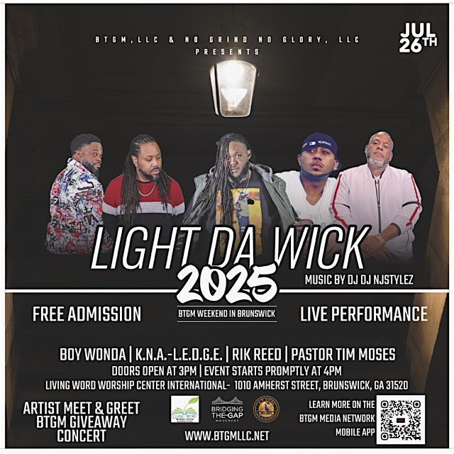 LIGHT DA WICK 2025, 26 July | Event in Brunswick | AllEvents