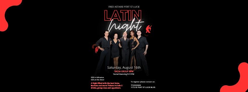 Latin Night, 16 August | Event in Port St. Lucie | AllEvents