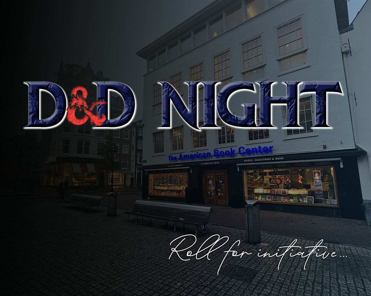 Dungeons & Dragons Night at The American Book Center, 21 May | Event in Amsterdam | AllEvents
