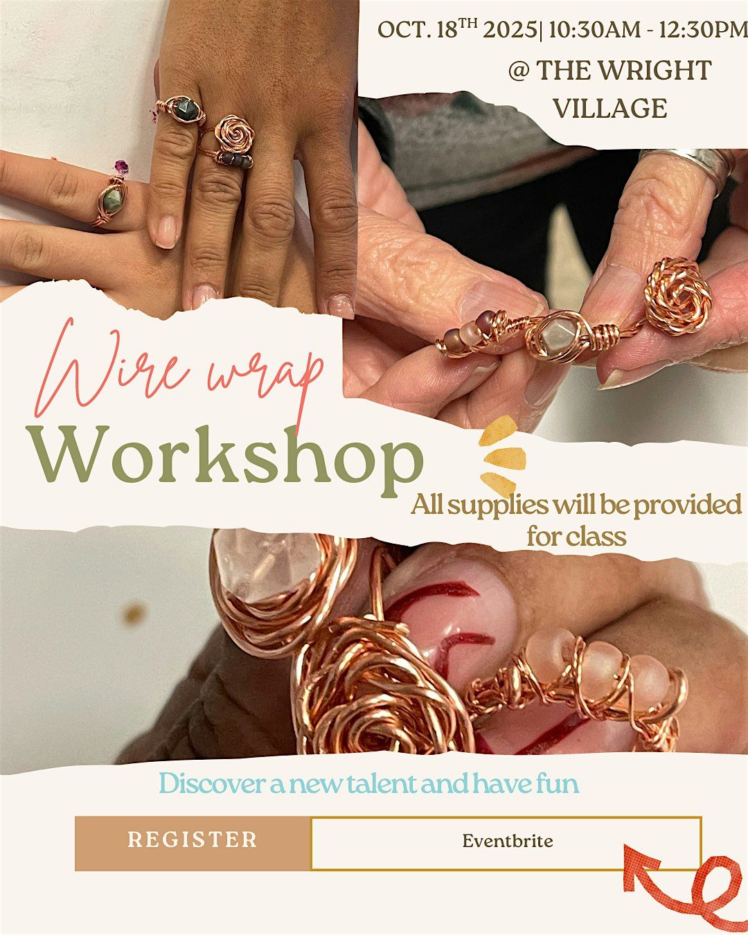 Wire Wrap Rings for Beginners, 18 October | Event in Raleigh | AllEvents