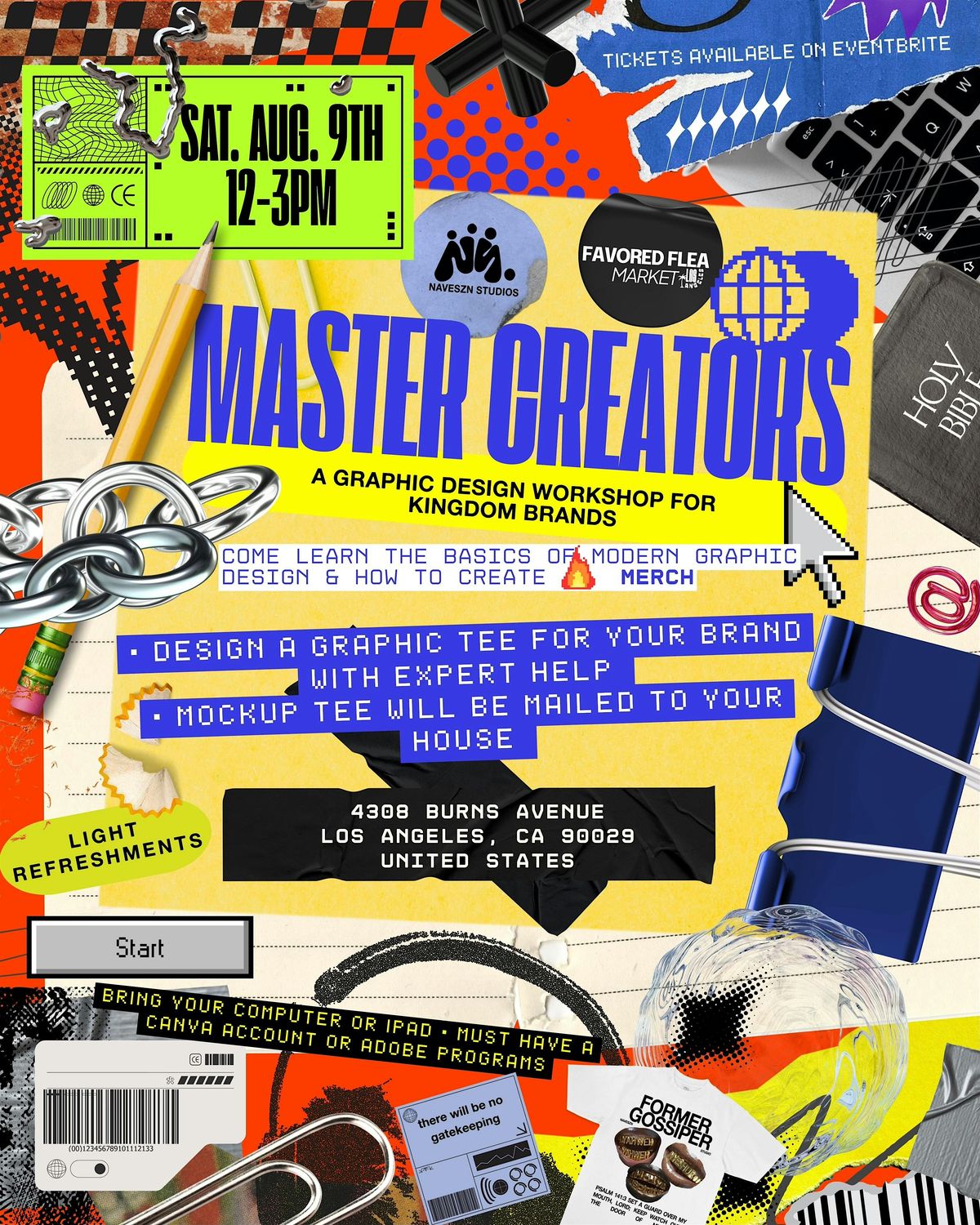 Master Creators Design Workshop, 9 August | Event in Los Angeles | AllEvents