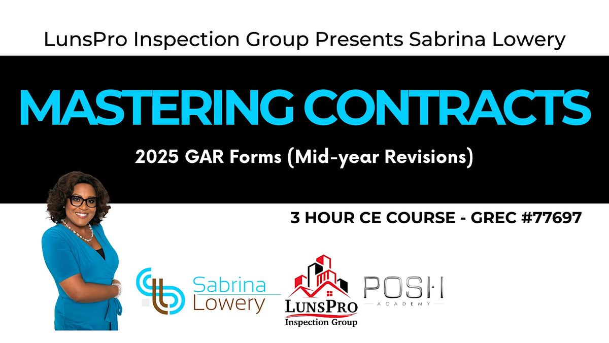 MASTERING CONTRACTS: Mid-Year GAR Form Revisions, 23 July | Event in Cumming | AllEvents