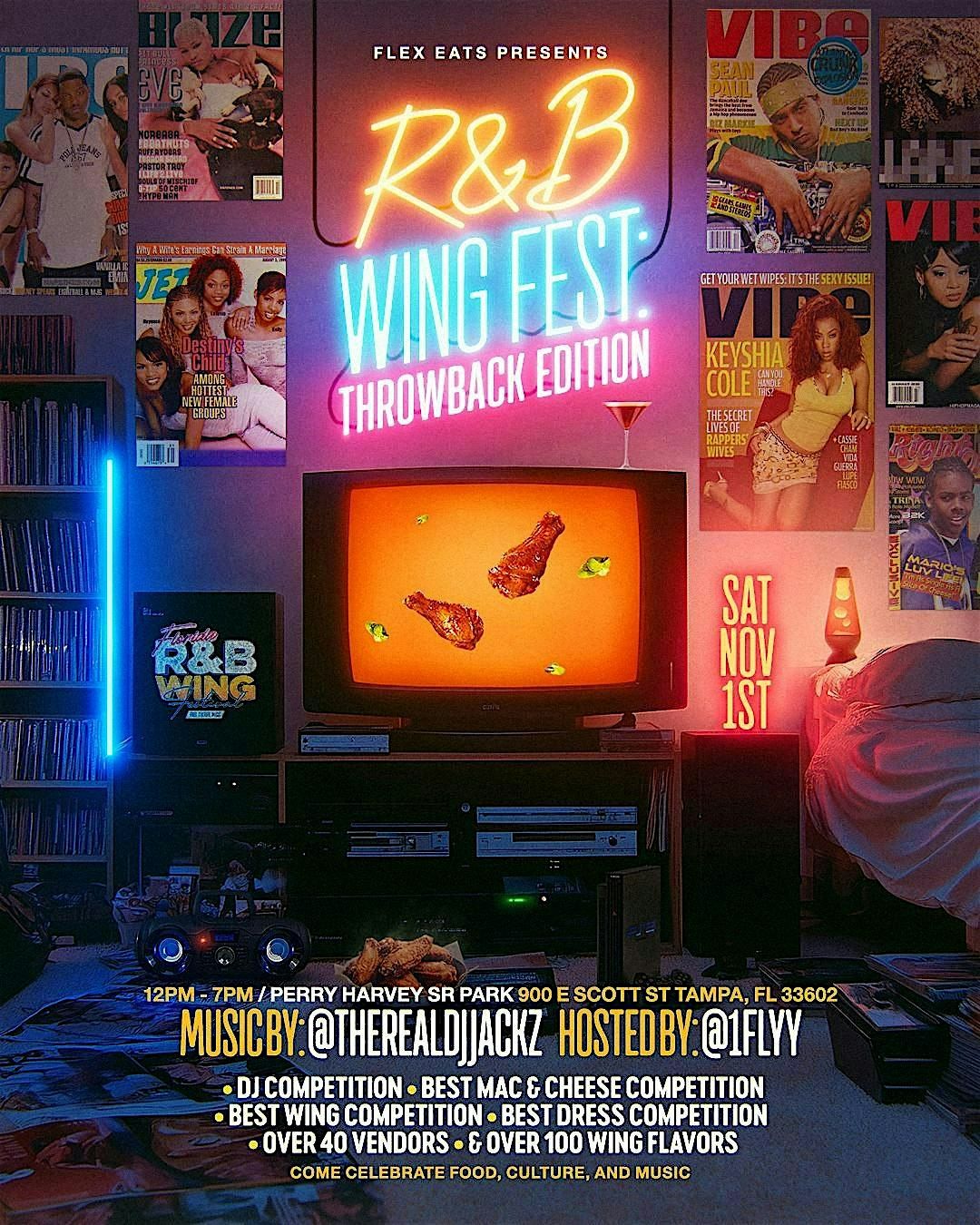 R&B Wing Fest Tampa (Y2K EDITION), 1 November | Event in Tampa | AllEvents