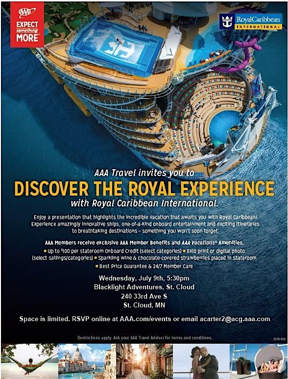 Discover the Royal Experience with Royal Caribbean International, 29 July | Event in St. Cloud | AllEvents