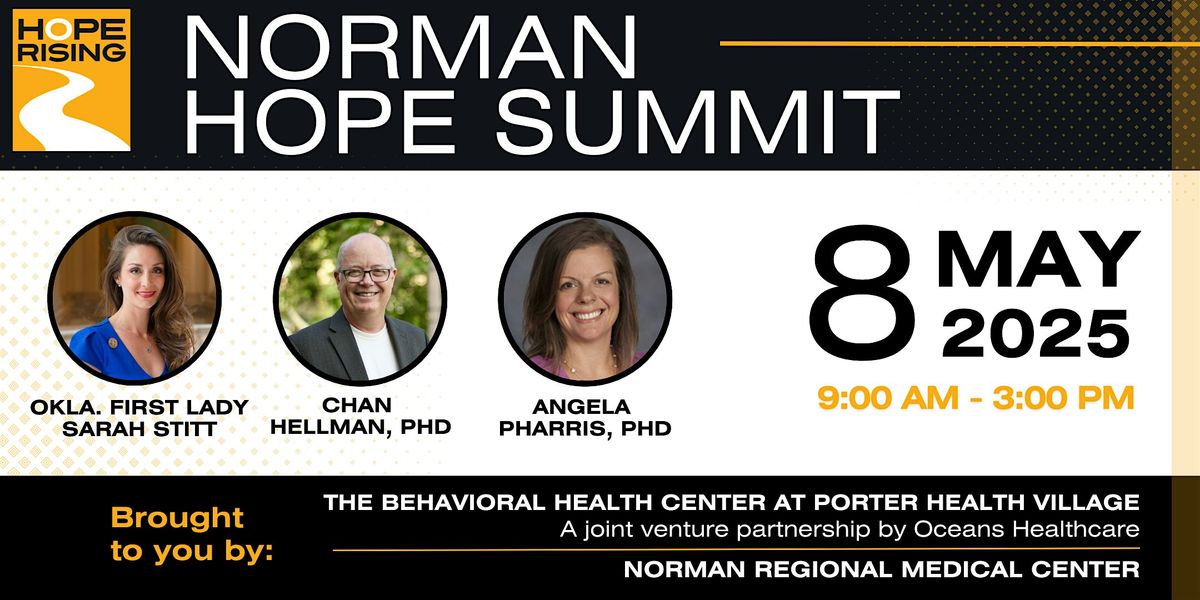Norman Hope Summit, 8 May | Event in Norman | AllEvents