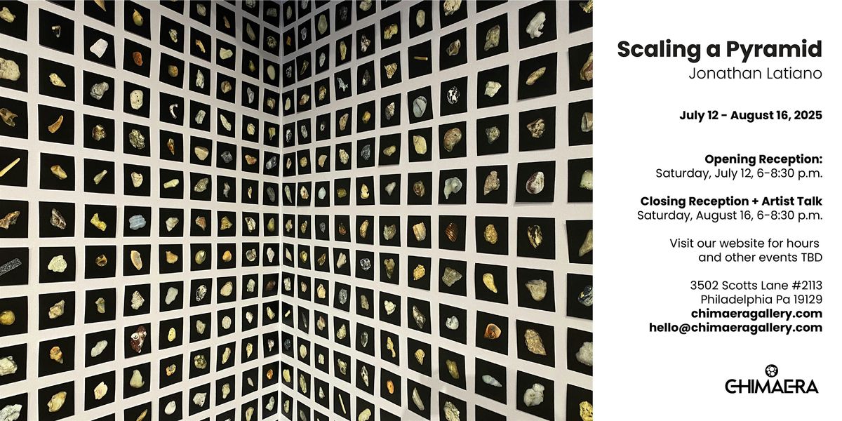 Scaling a Pyramid by Jonathan Latiano - Opening Reception, 12 July | Event in Philadelphia | AllEvents
