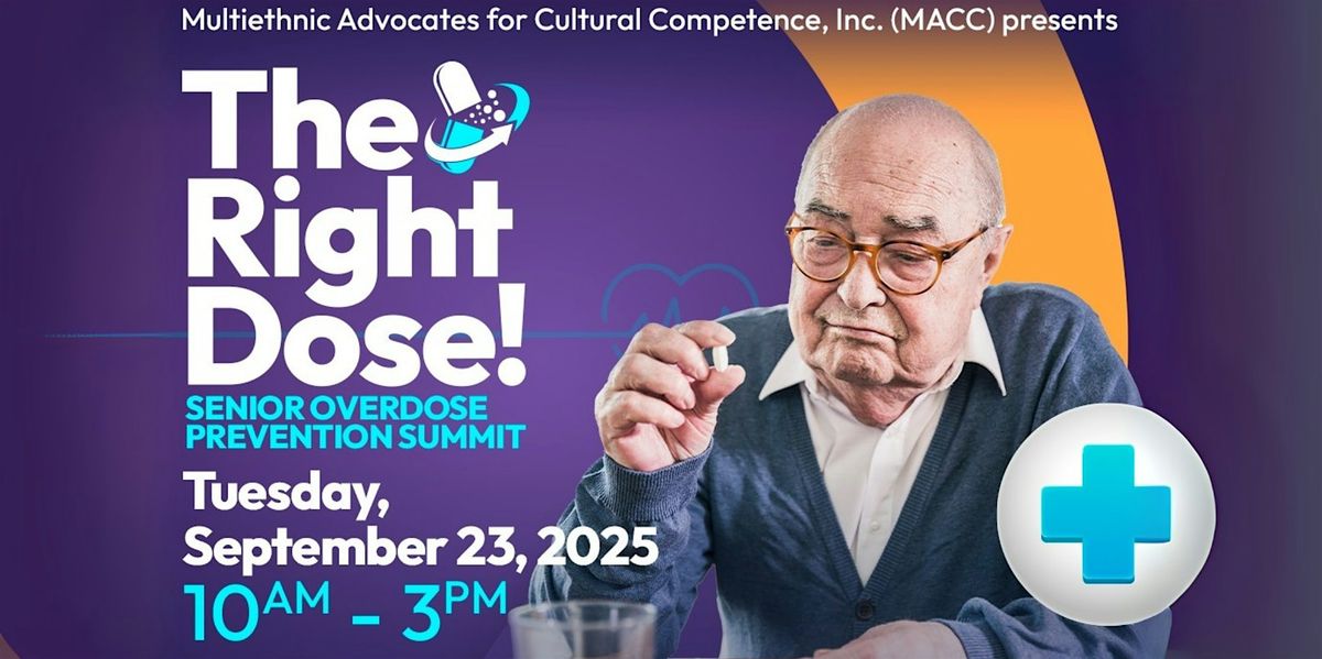 The Right Dose: Senior Overdose Prevention Summit, 23 September | Event in Cleveland | AllEvents