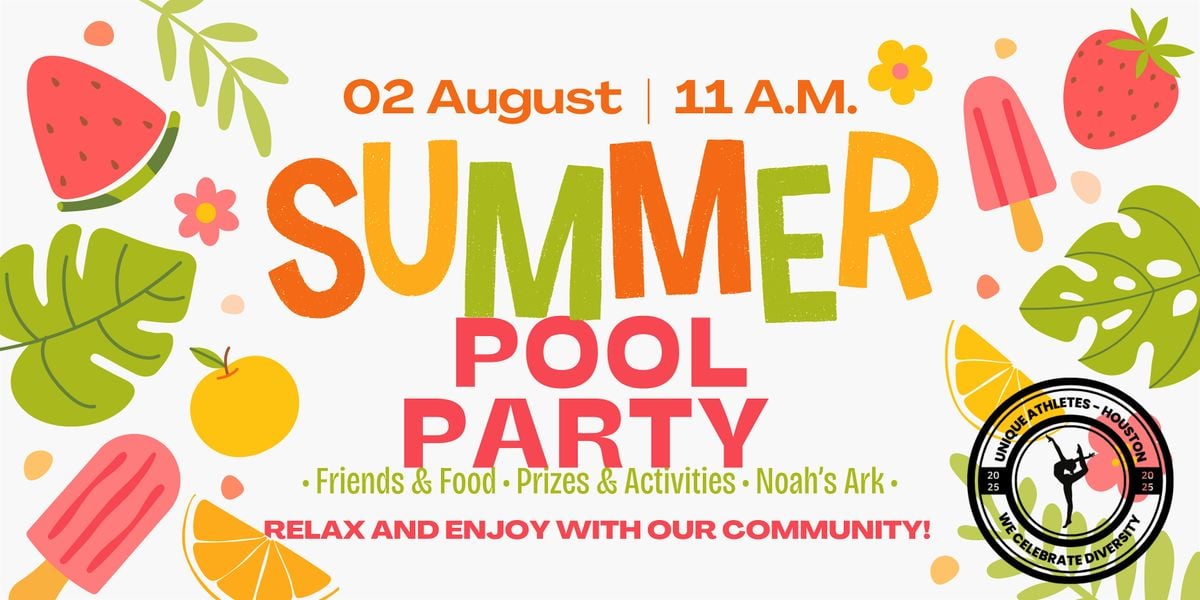 Unique Athletes - All Athlete Pool Party!, 2 August | Event in Houston | AllEvents