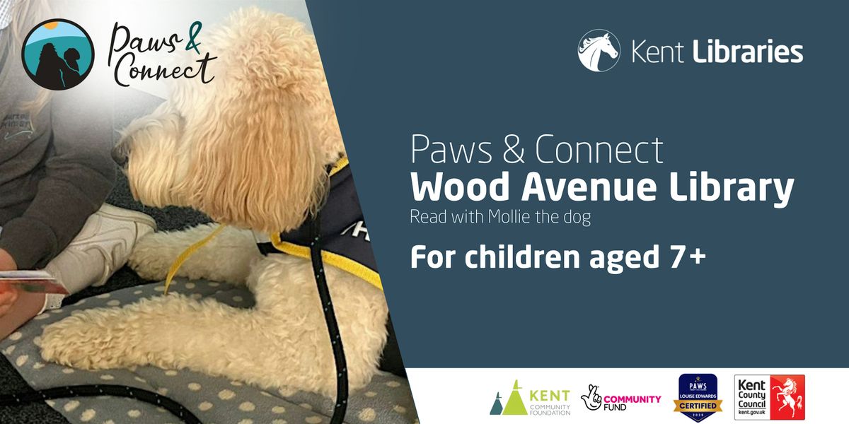 Paws & Connect: Read with Mollie the Dog at Wood Avenue Library | Event in Folkestone | AllEvents