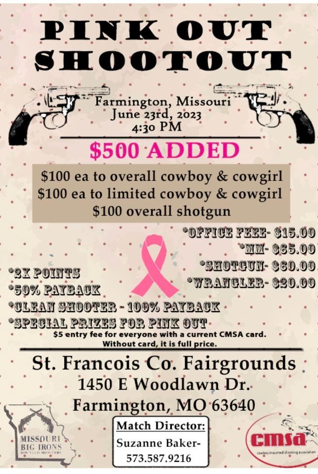 St. Francois County Pink Out Shootout, St.Francois County Fair St. Francois County Pink Out Shootout, St.Francois County Fair