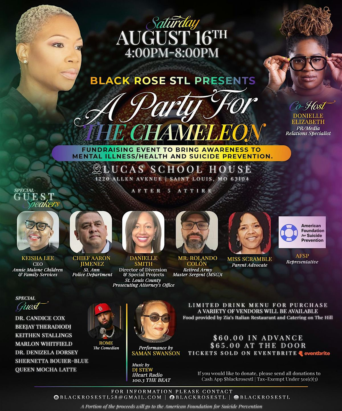 A Party for the Chameleon, 16 August | Event in St. Louis | AllEvents