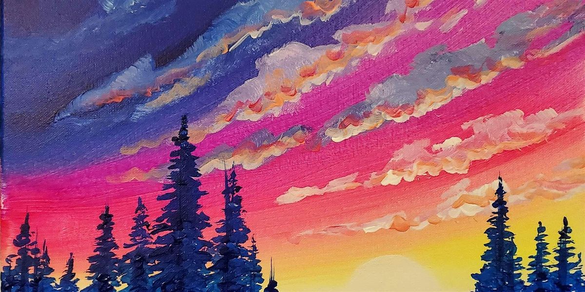 Neon Sunrise - Paint and Sip by Classpop!™, 30 May | Event in Tyler | AllEvents