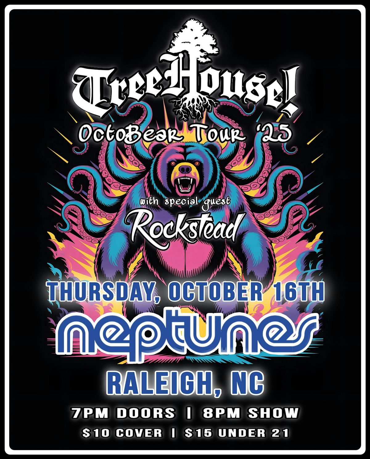Treehouse! with special guests Rockstead, 16 October | Event in Raleigh | AllEvents