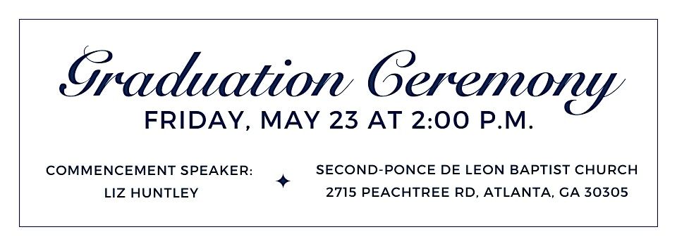 Atlanta Classical Academy's Graduation Ceremony, 23 May | Event in Atlanta | AllEvents