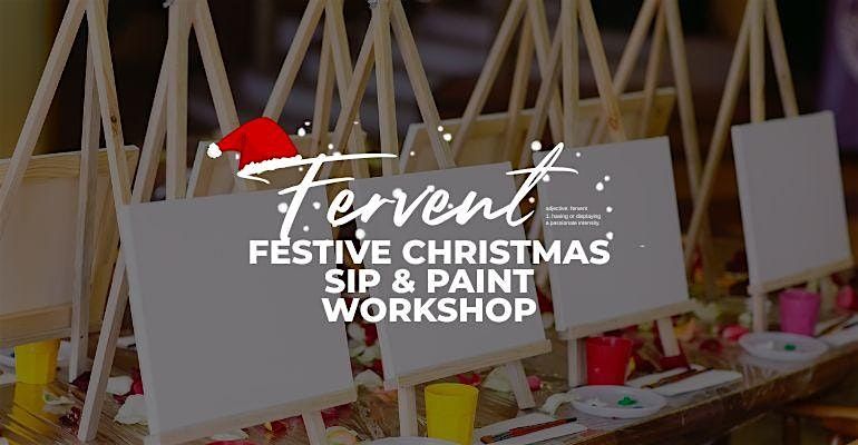 Festive Christmas Sip & Paint Workshop – Drinks & Snacks Included, 29 November | Event in London