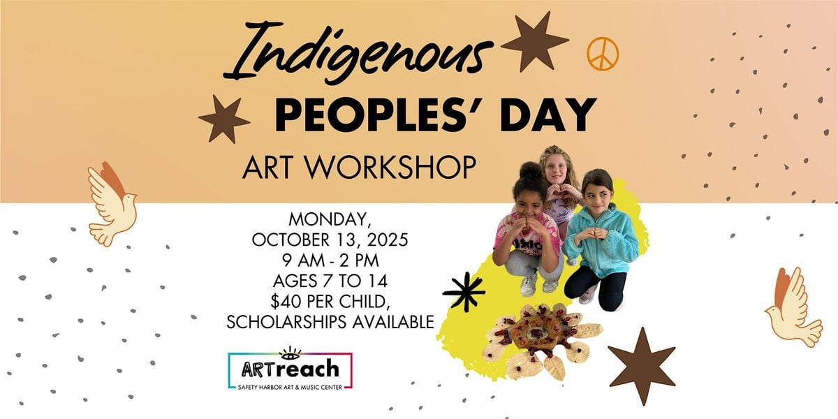 Indigenous Peoples' Day Art Workshop, 13 October | Event in Safety Harbor | AllEvents