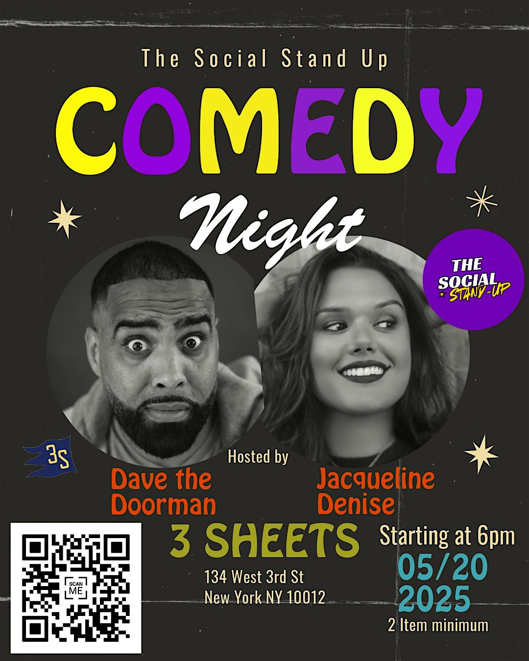The Social Stand Up - Greenwich Village, 20 May | Event in New York | AllEvents