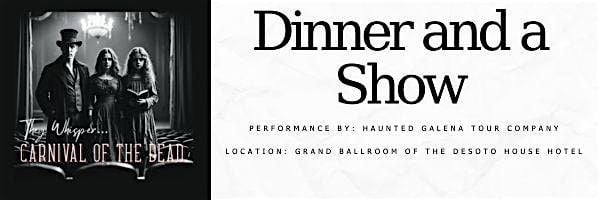 They Whisper-Carnival of the Dead Dinner and a Show, 24 October | Event in Galena | AllEvents