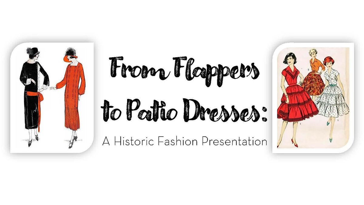 From Flappers to Patio Dresses: A Historic Fashion Presentation, 24 August | Event in Phoenix | AllEvents