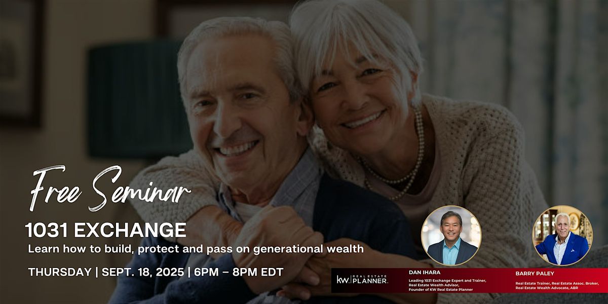 Free Seminar in New York - 1031 Exchange, 18 September | Event in New York | AllEvents