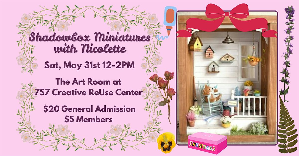 Shadowbox Miniatures with Nicolette, 31 May | Event in Norfolk | AllEvents