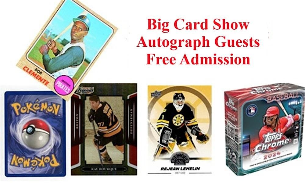 Big Free Admission Card Show with Autograph Guests, 10 May | Event in Marlborough | AllEvents