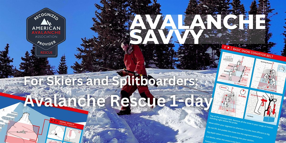 Avalanche Rescue : for Skiers and Split Boarders, 6 April | Event in Steamboat Springs | AllEvents