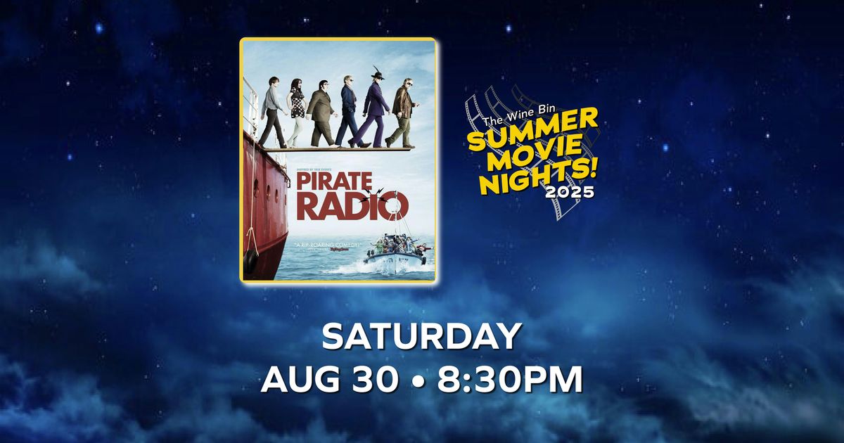 Summer Movie Nights at The Wine Bin - Pirate Radio, 30 August | Event in Ellicott City | AllEvents