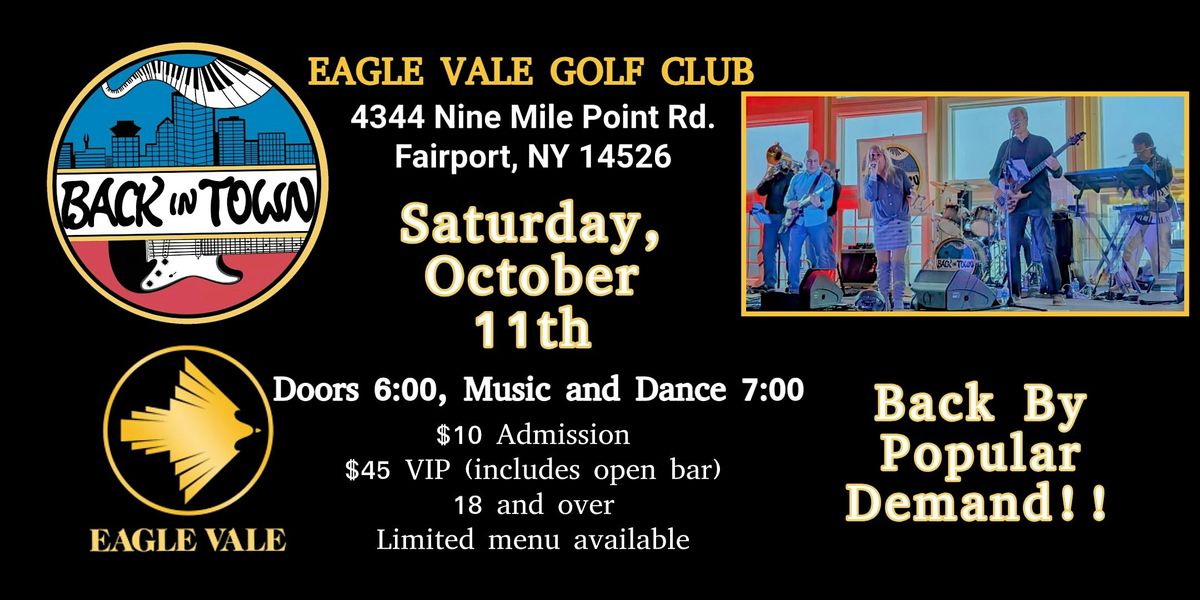 Back in Town, 11 October | Event in Fairport | AllEvents