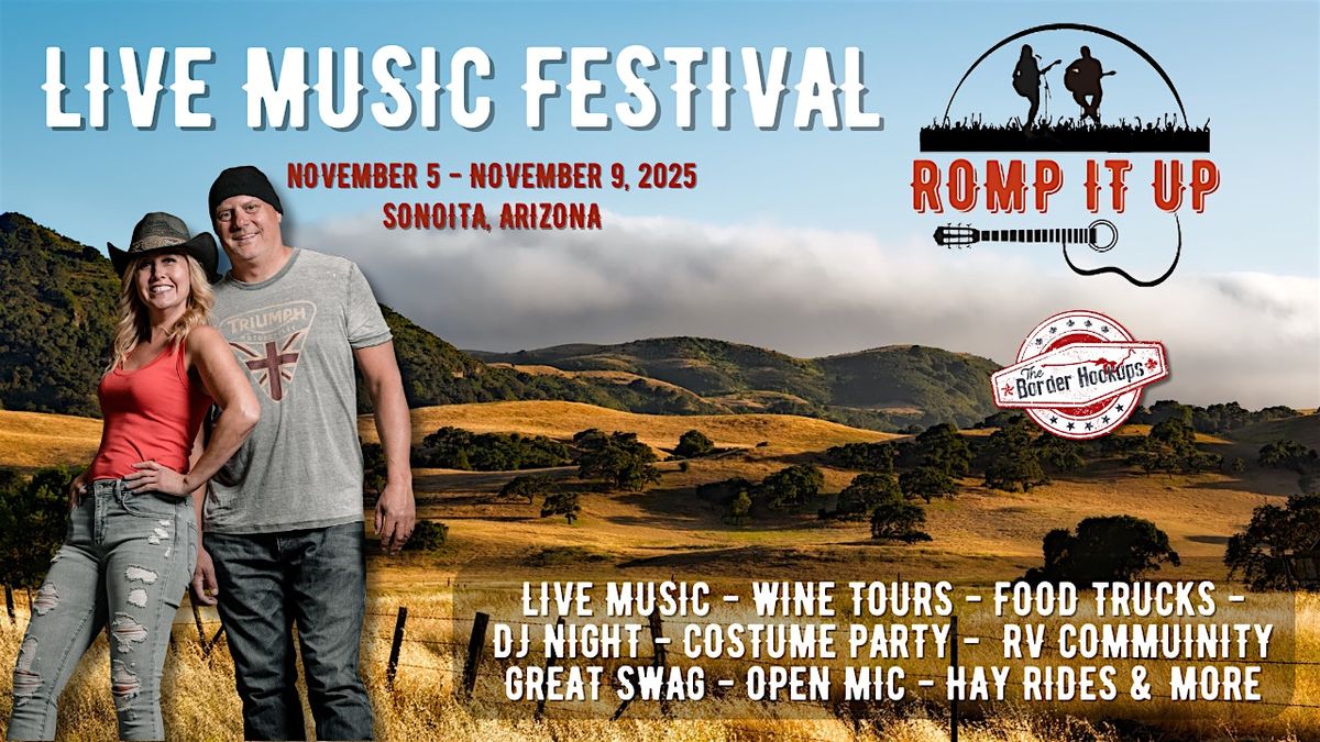 Romp It Up with THE BORDER HOOKUPS 2025, 5 November | Event in Sonoita | AllEvents